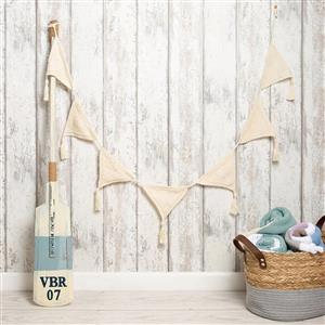 Wool Couture Cream Beach Hut Knitted Bunting Kit With Free Knitting Needles Worth £4