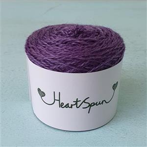 Woolly Chic Purple HeartSpun 4 Ply Yarn 25g 