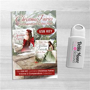 Christmas Fairies Compendium USB Key over 2,500 printable elements