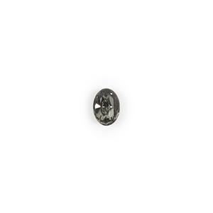 Swarovski Xilion Oval Dentelle Fancy Stone 4128 Black Diamond F 14x10mm 1pk  (without setting)