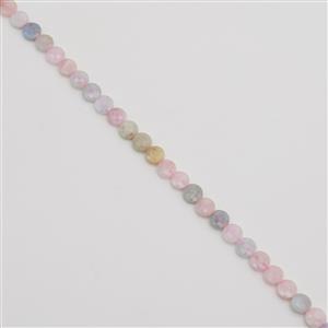 90cts Multicolour Beryl Faceted Coins Approx 8mm, 38cm