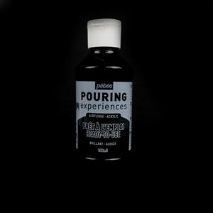 Pebeo Pouring Experiences - Ready to Use Ivory Black, 118ml