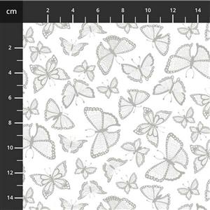 Henry Glass Quilters Flour III Butterflies Fabric 0.5m 