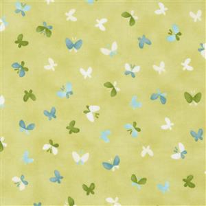 Moda Jolie Butterfly Grass Fabric 0.5m