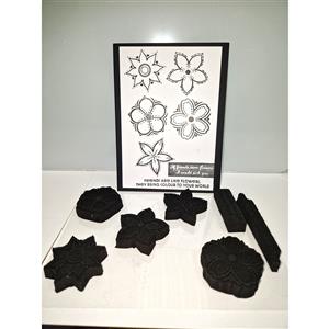 Forever Flowers Foam Stamps