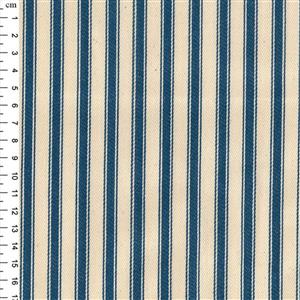 Marine Canvas Ticking Stripes Fabric 0.5m