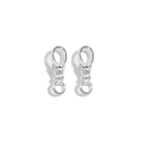 925 Sterling Silver Clasp, Approx 15 x 5mm, 2pcs