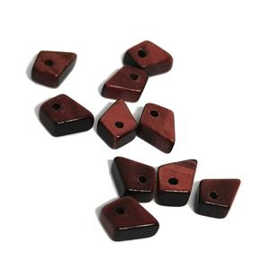 10cts Red Tigers Eye Dragon Scale Beads Approx 8x6mm, 10pcs