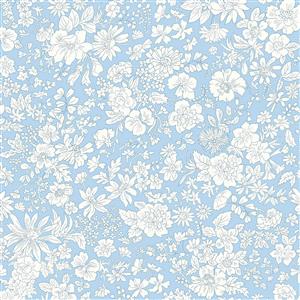 Liberty Emily Belle Brights Blue Sky Fabric 0.5m