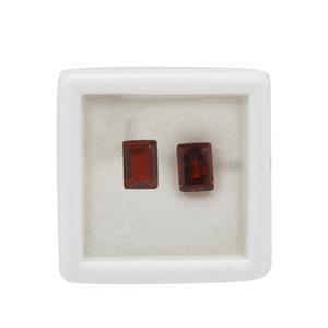 1.80cts Garnet Octagon Approx 7x5mm Pack of 2 (N) 