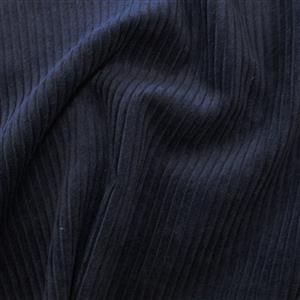 Dark Blue 4.5 Wale Corduroy Fabric 0.5m