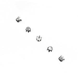 925 Sterling Silver Snap Setting To Fit 6mm Gemstones (5pcs)
