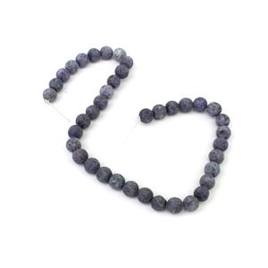 270cts Frosted Lavender Sesame Jasper Rounds Approx 10mm, 38cm Strand