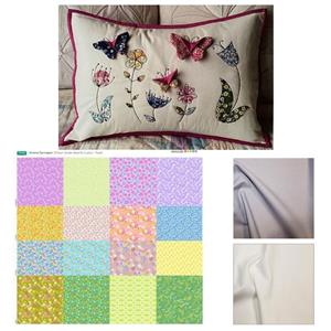 Victoria Carrington's Flower Garden Butterfly Cushion Kit: Pastel Ditsy 