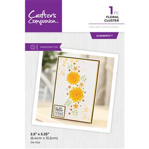 Crafters Companion Metal Dies Elements - Floral Cluster
