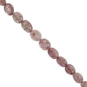 15cts Tanzanian Lavender Spinel Smooth Oval Approx 4x2 to 6x5mm, 15cm Gemstone Strands