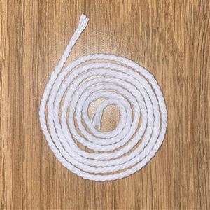 3mm White Piping Cord 1m Pre-cut Length