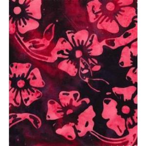 Bali Batik Floral Pink Delight Fabric 0.5m