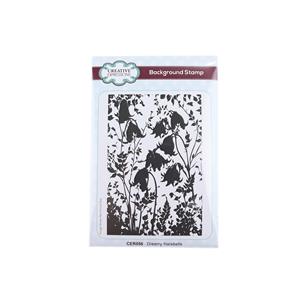 New Creative Expressions Dreamy Harebells 4 in x 6 in Pre Cut Rubber Stamp 