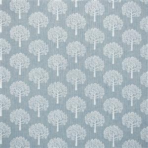 Recycled Crafty Linen Sweet Mulberry Sky Blue Fabric 0.5m