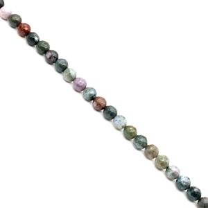 355 cts Fancy Jasper Faceted Rounds Approx 12mm,38cm Strand