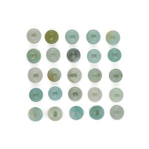 35cts Amazonite Donuts Approx 8mm, 25pcs