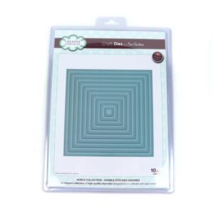 Creative Expressions Sue Wilson Noble Double Stitched Squares Craft Die