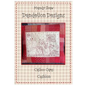 Mandy Shaw Calico Cats Cushion Pattern