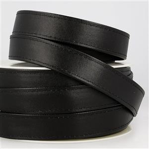 Faux Leather Webbing Black 25mm x 0.5m (Cut To Order)
