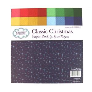 Creative Expressions Jamie Rodgers Classic Christmas 8 in x 8 in Paper Pack