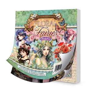 The Square Little Book of Floral Fairies - 120 Pages, 20 Designs, 6 of each
