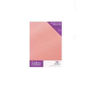 CC - Glitter Card 10 Sheet Pack - Rose Gold