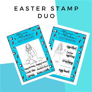 Mama Makes -  Easter A6 Stamp Set Duo