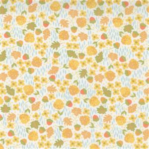 Moda Cozy Up Scattered Ditsy Autumn Fall on Cloud Multi Fabric 0.5m