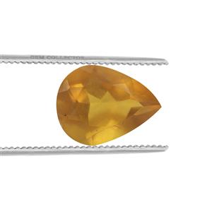 0.65cts Burmese Amber 10x8mm Pear  (N)