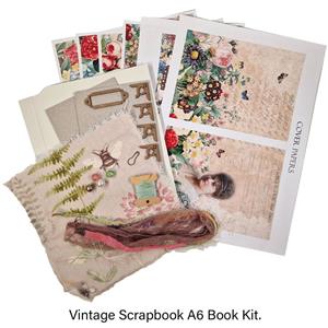 Janie's Originals - The Vintage Scrapbook A6 Book Making Kit