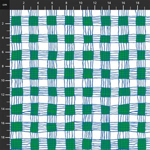 Kaffe Fassett Collective Gingham Green Fabric 0.5m