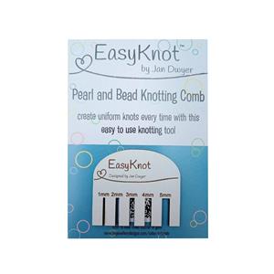 EasyKnot Pearl and Bead Knotting Comb by Jan Dwyer