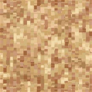 Ombre Squares Tan Extra Wide Backing Fabric 0.5m (274cm wide)