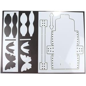 Bag and Bow Mylar Template Stencils