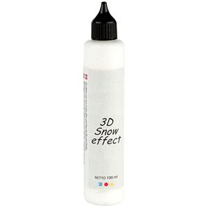 3D Snow Effect, white, 100 ml/ 1 bottle