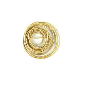 1.5mm Gold Leather Cord, 2m