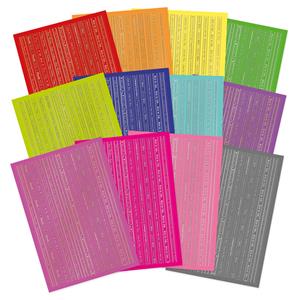Bold & Bright Stickables Foiled & Die-Cut Self-Adhesive Occasions Borders 12 sheet pack of A4 foiled & die cut Self-Adhesive Foiled Borders