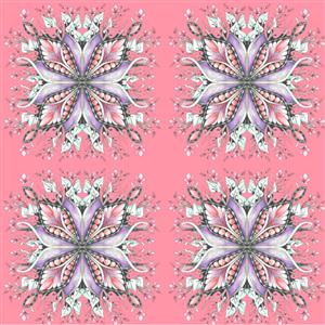 Sanntangle Diamond Pink Fabric 0.5m