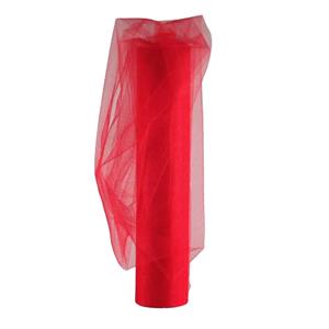 23m x 30cm Red Tulle Roll