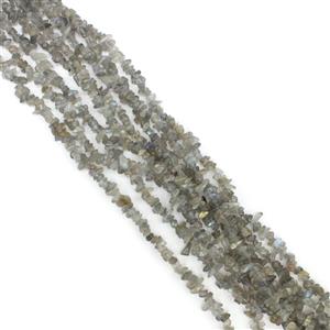 386cts Labradorite Small Nuggets Approx 3x2mm to 9x4mm, 254cm Loose Strands