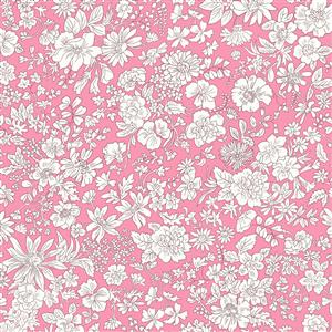 Liberty Emily Belle Brights Vintage Pink Fabric 0.5m