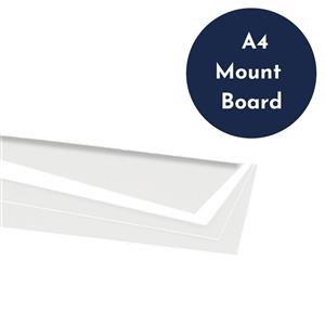 Mount Board White A4