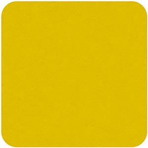 Felt Square in Yellow 22.8x22.8cm (9x9
