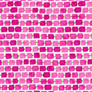 Whimsy Daisical in Pink Daisy Chain Fabric 0.5m